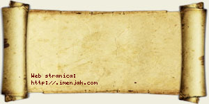 Isidor Ržaničanin vizit kartica